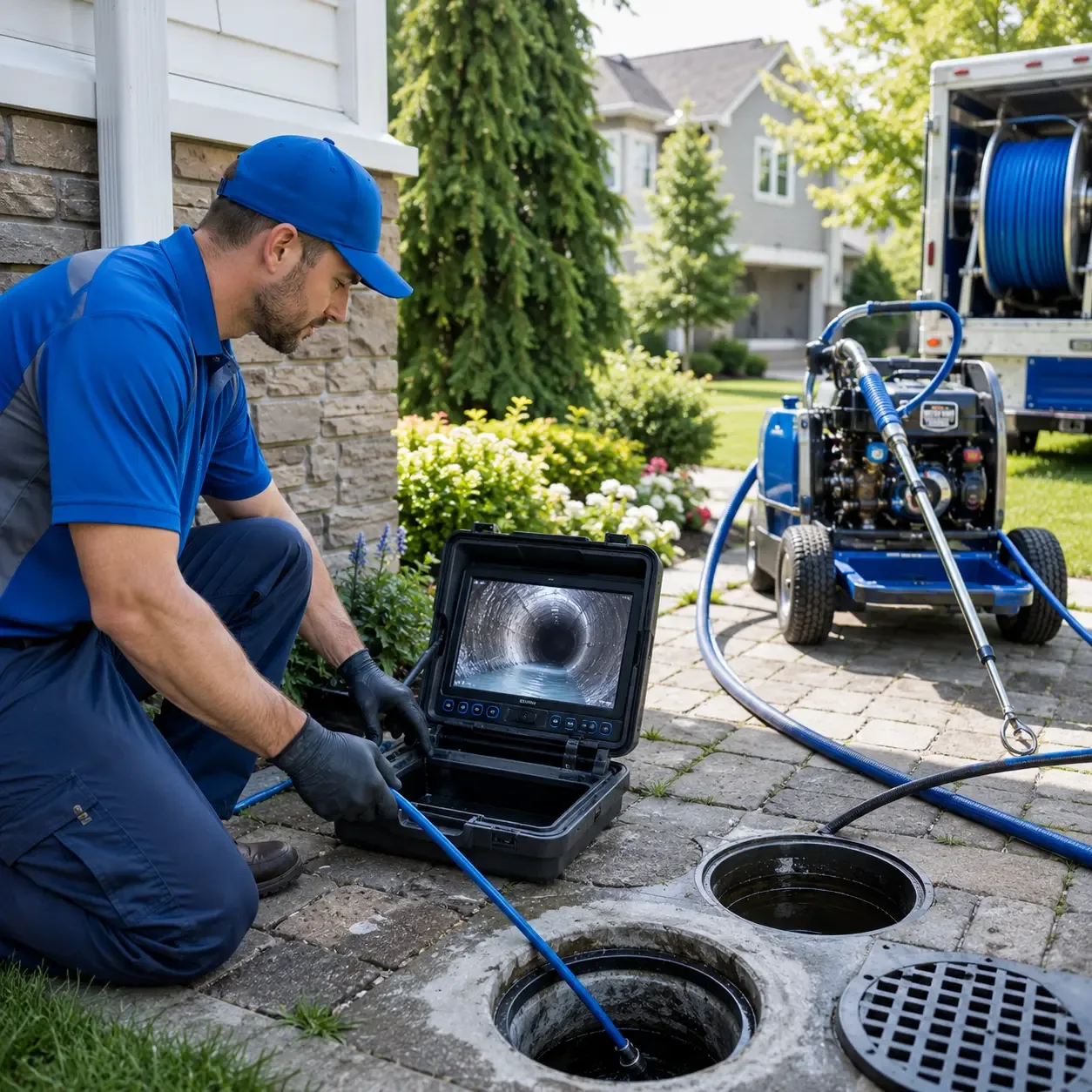 Outdoor drain cleaning professionals serving Clinton, IA